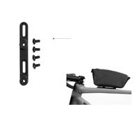 Ortlieb Offset-Plate Adapter 64mm Adaptateur pour porte-bouteille Taille unique Noir