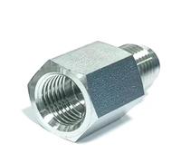 Adaptateur G 1/8 "1/4" 3/8 "1/2" BSPP femelle à 1/4 "VCR mâle-SUS316L coupleur de connecteur de raccord de tuyau en acier inoxydable, 1 pièce(G3/8inch F-1/4VCR M)
