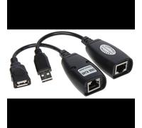 Adaptateur Genway USB-EX-50 USB Type-A vers RJ-45 noir pour connexion réseau filaire - Dimensions 32x22x54 mm - Référence constructeur USB-EX-50