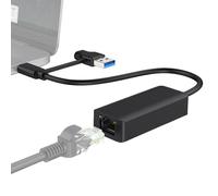 Adaptateur Gigabit Ethernet, Convertisseur de réseau Gigabit câblé - USB3.0 Effacer l'effet vidéo Câble Port réseau,Connector de câble Web de câble Web Externe à l'épreuve des Pilotes Accessoires