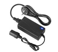 Adaptateur Glaciere Electrique, Convertisseur 220V 12V, 60W 5A Adaptateur Allume Cigare Secteur, Adaptateu 220V 12V Allume Cigare, pour Gonfleur Pneu Aspirateur Réfrigérateur