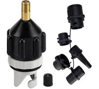 Adaptateur Gonfleur Paddle,Adaptateur de Kayak,Adaptateur de Pompe Sup avec 4 Buses de Valve d'air Embout pour Planche à Pagaie
