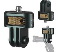 Adaptateur Gopro 1/4"" Vers Gopro, Support De Trépied Cnc En Aluminium Pour Gopro Hero 13/12/11/10/9/8, Insta360 X5/X4/X3, Dji Osmo, Akaso Et Autres Accessoires Standard 1/4""[SHY9291755]