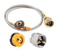 Adaptateur GPL Bouteille de Gaz, Adaptateur Cartouche Camping Gaz | Facile à Utiliser, Adaptateur de Propane Tuyau de Rechange pour Convertisseur Cuisinière à Gaz Extérieure