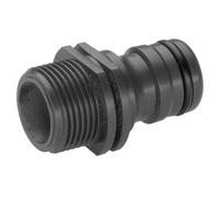 Adaptateur grand débit de Gardena : raccord pour les appareils d'arrosage au système grand débit, filetage extérieur de 26,5 mm (G 3/4 Pouce) (2821-20)
