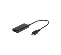 Adaptateur Graphique USB Gembird A-MHL-003 Noir - Dimensions 25x47x14mm, Poids 54g, Conditionnement sachet polyéthylène - Spécifications détaillées.