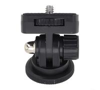Adaptateur griffe en plastique noir avec vis 1/4 de pouce pour appareils photo reflex numériques et sans miroir pour monter un moniteur, un microphone, un accessoire stable pour studio photo vidéo