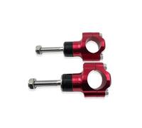 Adaptateur Guidon Accessoires de moto M10x1,5 guidon CNC en aluminium 28 mm support de guidon pour AVANTIS MOTOLAND KAYO BSE(Red-M10)