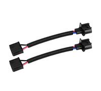 Adaptateur H4 à H13, 2 pièces H4 femelle à H13 adaptateur mâle Kit de câble de conversion de phare