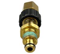 Adaptateur haute pression pour/compatible avec Kärcher TR22 IG vers TR20 AG - Accessoires de raccord de tuyau - Laiton robuste - Utilisation polyvalente - Compatible avec les séries HD/HDS/ProHD