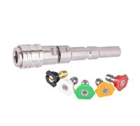 Adaptateur haute pression pour nettoyeur de voiture 0,6 cm, connexion rapide avec buses, canons à mousse, convertisseur pour outil Nilfisk KEW transfert de liquide