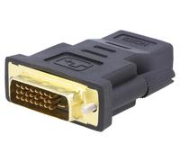 Adaptateur HDMI 1.4 femelle vers DVI-D male noir
