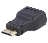 Adaptateur HDMI 1.4 femelle vers mini HDMI male noir