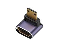 Adaptateur HDMI 2.1 48 Gbit/s 8K à 60 Hz 4K à 120 Hz ultra-rapide, convertisseur Mini/Micro HDMI vers HDMI for PS5 X/S PC HDTV Projecteur(C8K-05)