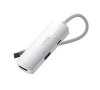 LinQ – Adaptateur HDMI Connects 4K avec PD et USB‑A – Compatible ordinateurs portables et smartphones