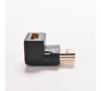 Adaptateur HDMI à Angle droit 90 degrés plaqué or, mâle vers femelle, pour TV 3D HDTV 1080p, offre spéciale, 2/5 pièces