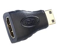 Adaptateur HDMI - Auvisio - Mini HDMI - Noir - Connecteur plaqué or - Vidéo