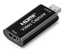 Adaptateur hdmi Cartes de Capture Audio vidéo,1080p Adaptateur USB hdmi Carte Portable Plug & Play Capture, pour Streaming vidéo en Direct Enregistrement vidéo ou Diffusion en Direct