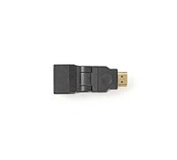 Adaptateur HDMI Connecteur HDMI - HDMI Femelle Rotatif Noir
