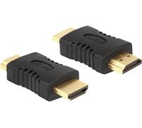 Adaptateur HDMI Delock 65508 [1x HDMI mâle - 1x HDMI mâle] noir contacts dorés