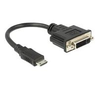 Adaptateur HDMI, DVI Delock 65564 [1x HDMI mâle C mini - 1x DVI femelle 24+5