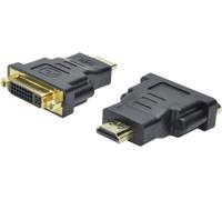 Adaptateur HDMI, DVI Digitus AK-330505-000-S [1x HDMI mâle - 1x DVI femelle 24+5 pôles] noir