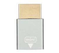 Adaptateur HDMI factice pour émulateur d'affichage 4K, moniteur virtuel sans écran, compatible avec une résolution HD jusqu'à 3840 x 2160 à 60