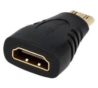 Adaptateur HDMI femelle mini HDMI prise male - Noir