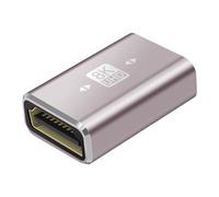 Adaptateur HDMI Femelle vers HDMI Femelle 2.1 8K UHD Argent
