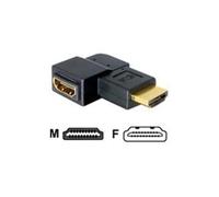 - Adaptateur HDMI - HDMI femelle pour HDMI mâle - connecteur à angle droit