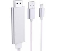 Adaptateur HDMI in1 pour une compatibilité universelle, compatible FaceTime et Skype, avec boîtier en alliage d'aluminium pour la duplication