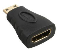 Adaptateur HDMI - InLine® - Mini HDMI C vers Micro HDMI D - Noir - Contacts plaqués or - 19 broches
