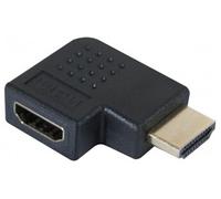 Adaptateur hdmi mâle femelle coudé 270° haut à plat