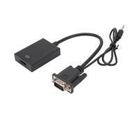 Adaptateur HDMI Media vers VGA 1080P pour PC, ordinateur portable, moniteur, projecteur