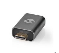 Adaptateur HDMI - Nedis - CVTB34906GY - HDMI Mâle/Femelle - Aluminium - Gris Métal Gun