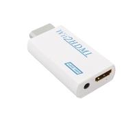 Adaptateur HDMI - Nintendo - Wii - Upscaling 720p - Sortie audio numérique - Couleur Blanc