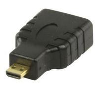 Adaptateur HDMI noir avec micro connecteur HDMI - entrée HDMI Noir G