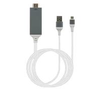 Adaptateur HDMI pour connexion au port Lightning, duplication d'écran, affichage haute définition, Plug and Play, large compatibilité avec les