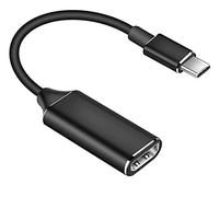 Adaptateur HDMI Premium, Adaptateur USB-C vers HDMI Résolution 4K HD, câble USB C vers HDMI Téléphone Portable et Ordinateur, Regarder sur Un écran HDTV ou Un projecteur