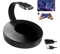 Adaptateur HDMI sans Fil 1080P WiFi 2,4GHz, Dongle HDMI Émetteur Récepteur pour TV/Projecteur, Compatible Android iOS Windows MacOS, Airplay Miracast DLNA, Mise en Miroir d’Écran pour Vidéos Réunions