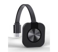 Adaptateur HDMI sans Fil 4K, Clé Miracast Dongle WiFi Double Bande 2.4G/5GHz, Vidéo Streamer Plug & Play pour iPhone/iPad/Android/PC/Projecteur/Moniteur, Supporte AirPlay/DLNA/Miracast/Google Home