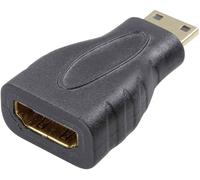 Adaptateur HDMI SpeaKa Professional SP-7869908 [1x HDMI mâle C mini - 1x HDMI femelle] noir contacts dorés