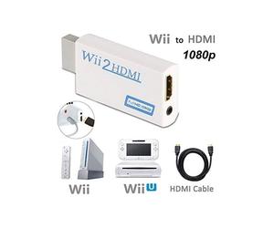 Adaptateur HDMI - STRAßE GAME - Wii - Sortie HD 720p et 1080p - Câble HDMI de 1,5 m inclus - Plug and Play