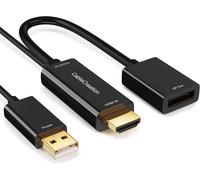Adaptateur Hdmi Vers Displayport Avec Alimentation Usb, 4K X 2K @ 60Hz, Prise Hdmi Vers Prise Dp, Adaptateur Pour Xbox One, Compatible Avec Vesa Dual-Mode Displayport 1.2, Hdmi 1.4[VIT695833]