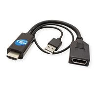 Adaptateur HDMI Vers DisplayPort Mâle Femelle Actif 4K 60Hz Avec USB Moniteur