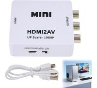 Adaptateur Hdmi Vers Rca - Convertisseur Hdmi Vers Composite Av Cvbs Vidéo Et Audio Avec Support Pal/Ntsc Pour Tv, Box Tv, Fire Stick Et Autres Appareils,Lecteur Optique, Enregistreur De Dis[Z332]