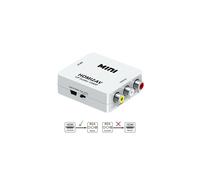 Adaptateur HDMI vers RCA HDMI vers AV GANA 1080P HDMI vers AV 3RCA CVBs Composite Video Audio Converter Supporting PALNTSC with USB Charge Cable