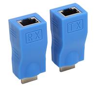 Adaptateur HDMI vers RJ45, Interface Multimédia HD vers Extension de Câble Réseau RJ45, Convertisseur HDMI vers RJ45, Récepteur émetteur de Convertisseur de Câble 1080P 30m.