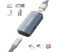 Adaptateur HDMI vers USB-C 4K@60Hz 2K@120Hz, Unidirectionnel Source HDMI vers Écran USB-C pour PS5/4/Xbox/Switch PC Portable Fire TV Stick vers Lunettes AR XREAL/Rokid/RayNeo/Viture Écran Portable
