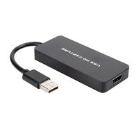 Adaptateur HDMI vers USB pour la diffusion en direct sur console de jeux : robuste et prêt à l'emploi, il prend en charge l'affichage en mode RGB
